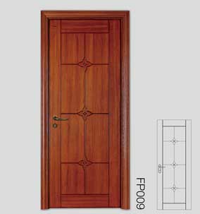 瀚森复合门FP009 简欧风格 复合木门室内门套装门 静音门定制门