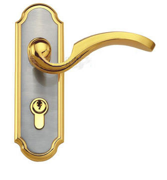 百乐门门锁 A3208钢间金单舌房门锁 10年质保