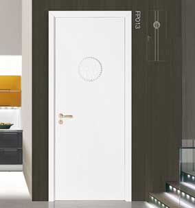 瀚森復合門FP013 現代簡約室內門 臥室實木復合免漆臥室門 定制木門
